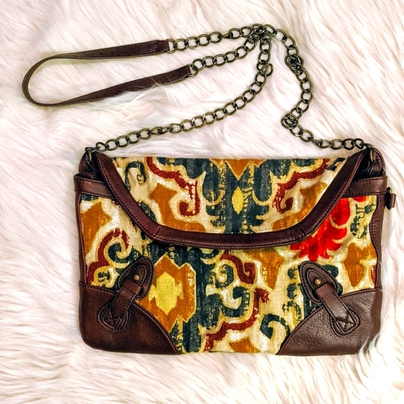 Isabella Fiore Handbags - Isabella Fiore Boho Leather Envelope Crossbody